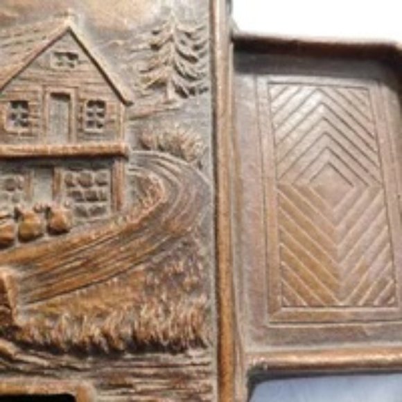 Vintage Syroco Cigarette Case Ashtray - Picture 6 of 7